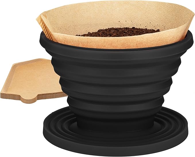 COLETTI Sierra Camping Pour Over Coffee Dripper — Collapsible Pour Over Coffee Dripper — Includes
