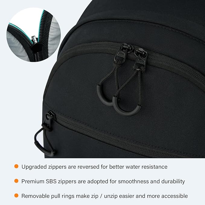 Carry On Travel Backpack For Women, 18 Inch Water Resistant Large Backpack Lightweight Bookbag For