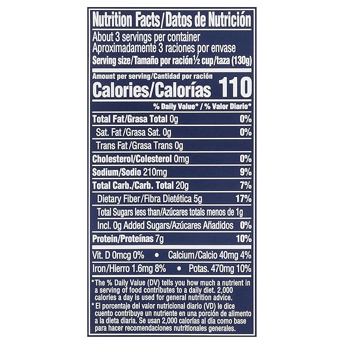 BUSH'S BEST 15 oz Canned Reduced Sodium Black Beans, Source of Plant Based Protein and Fiber, Low