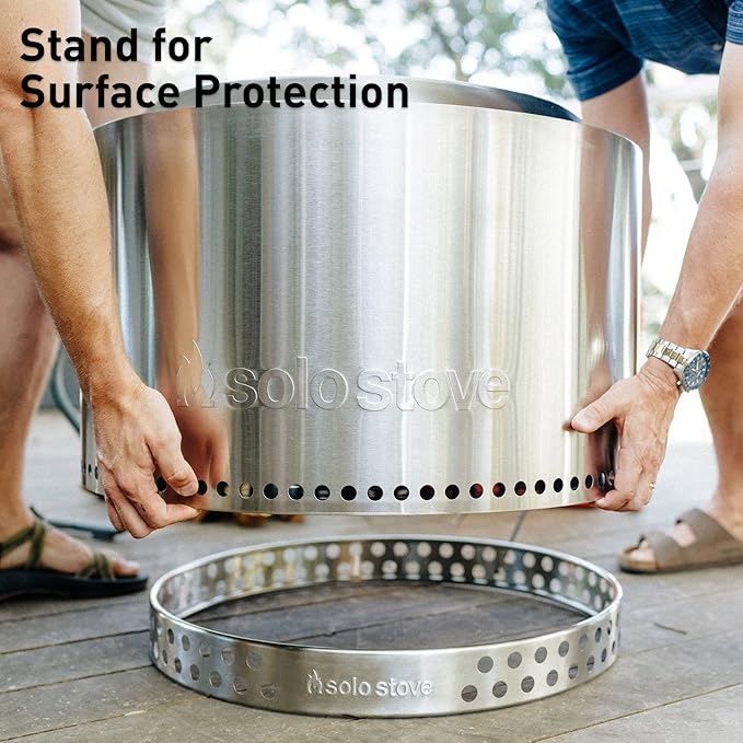 Solo Stove Yukon Big Yard Bundle 2.0 | Incl. Yukon Smokeless Fire Pit with Stand, Shelter, Shield