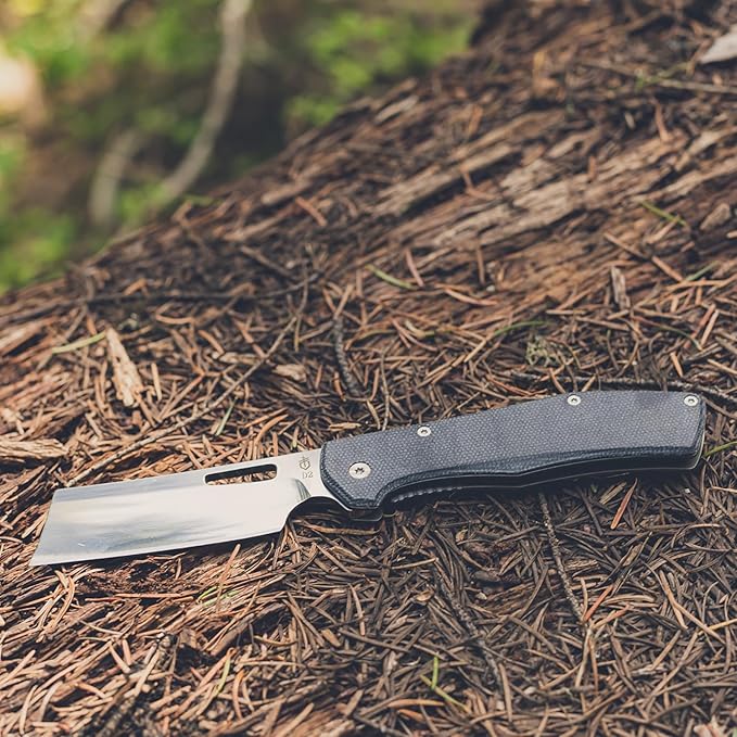 Gerber Gear Flatiron Folding Pocket Knife, EDC Stainless Steel Folding Knife with 3.6" Cleaver