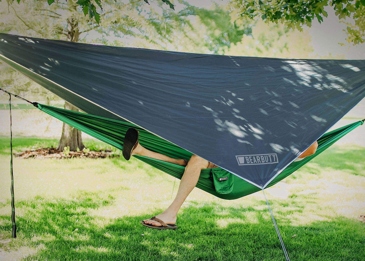Bear Butt Hammock Rain Fly - 11 x 9 ft Ultralight Waterproof Hammock Tarp for Camping
