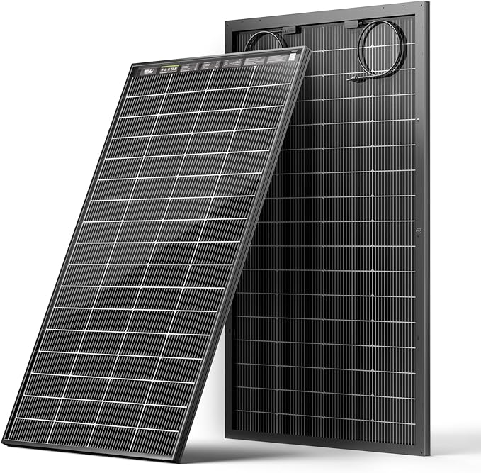 HQST N-Type 16BB 200 Watt Bifacial Solar Panel, with 25% Efficiency, Grade A+ Cells, IP65 Rating
