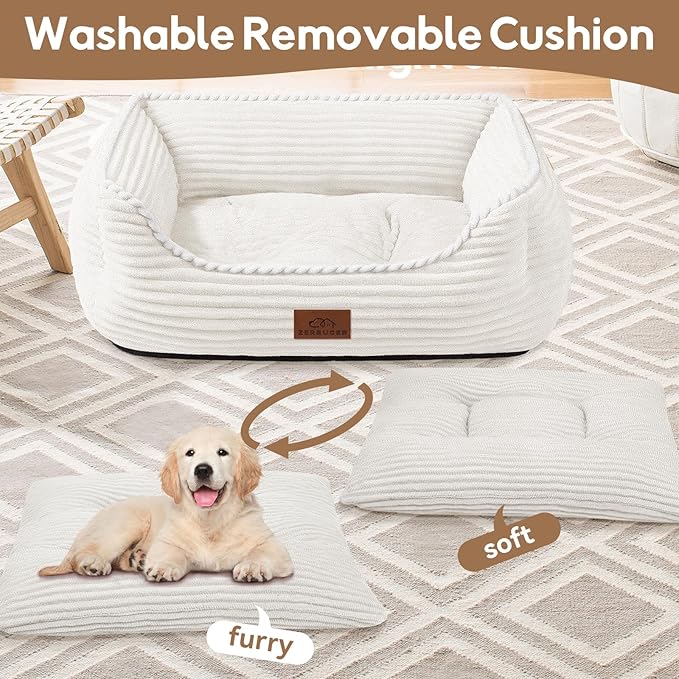 Orthopedic Dog Bed for Medium Dogs,Dog Sofa Beds Supportive Foam Pet Couch Bed with Removable