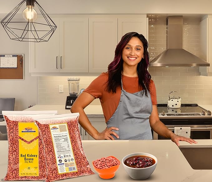 Rani Red Kidney Beans, Light 64oz (4lbs) 1.81kg ~ Pack of 10~640oz (40lbs) 18.14kg Total ~ All