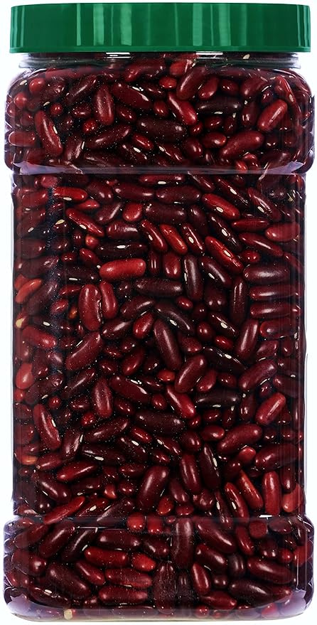 Rani Organic Red Kidney Beans (Rajmah Beans) Light 48oz (3lbs) 1.36kg Bulk PET Jar ~ All Natural |
