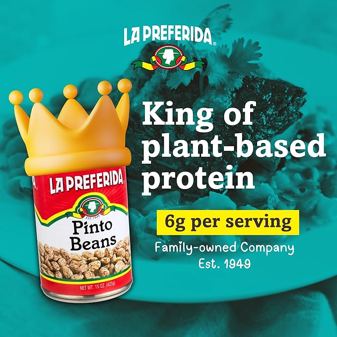 La Preferida Beans Pinto (Frijoles Pinto), 15-Ounce (Pack of 24)