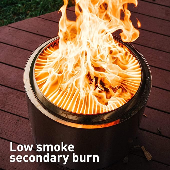 Solo Stove Yukon Big Yard Bundle 2.0 | Incl. Yukon Smokeless Fire Pit with Stand, Shelter, Shield