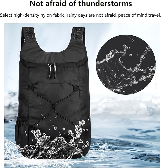 16L Lightweight Foldable Hiking-Backpack Small Packable-Daypack For Travel,Ultralight