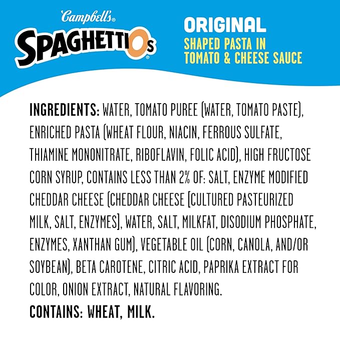 SpaghettiOs Original Canned Pasta With Paw Patrol Shapes, 15.8 oz Can