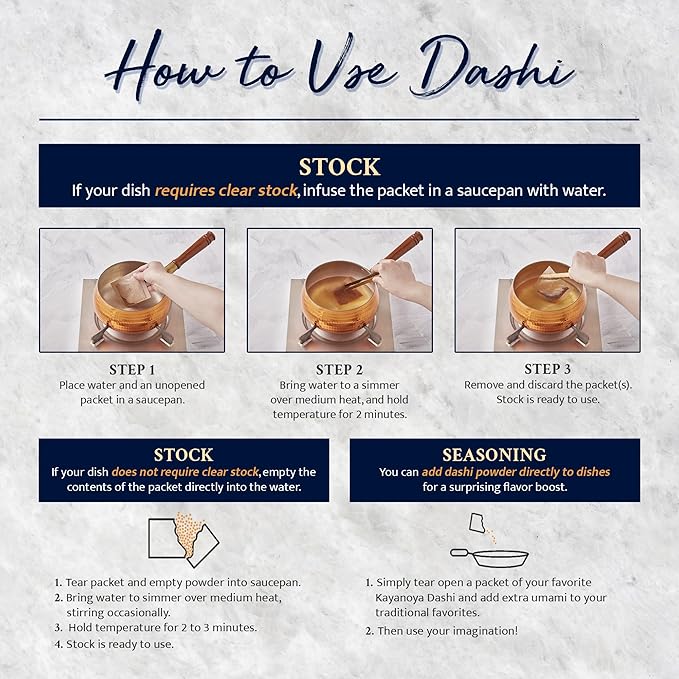 Kayanoya Dashi, Original Dashi Stock Powder, Dashi Powder with Superb Flavor from Bonito Flakes