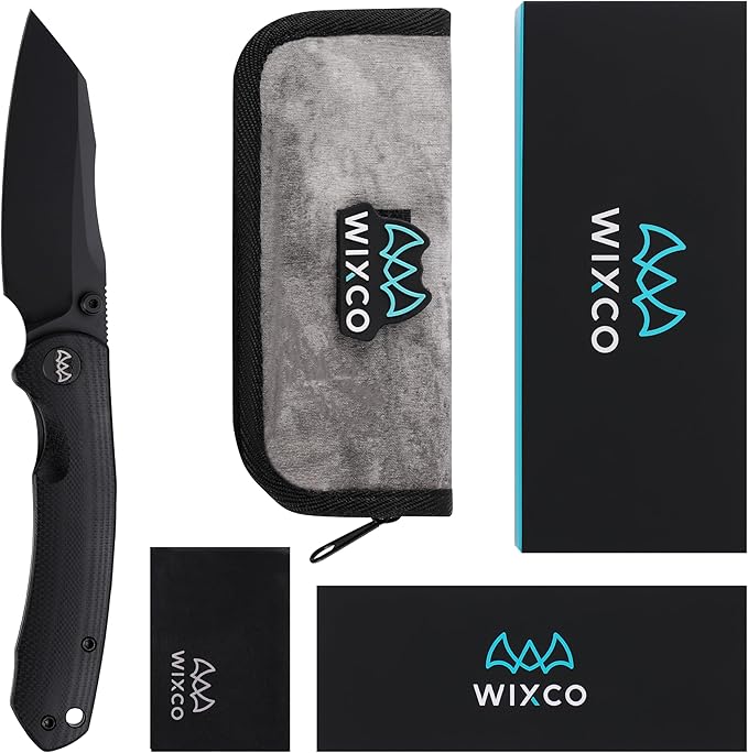 Folding Pocket Knife, 3.35" 14C28N Blade G10 Handle EDC Knife with Liner Lock, Small Pocket Knife
