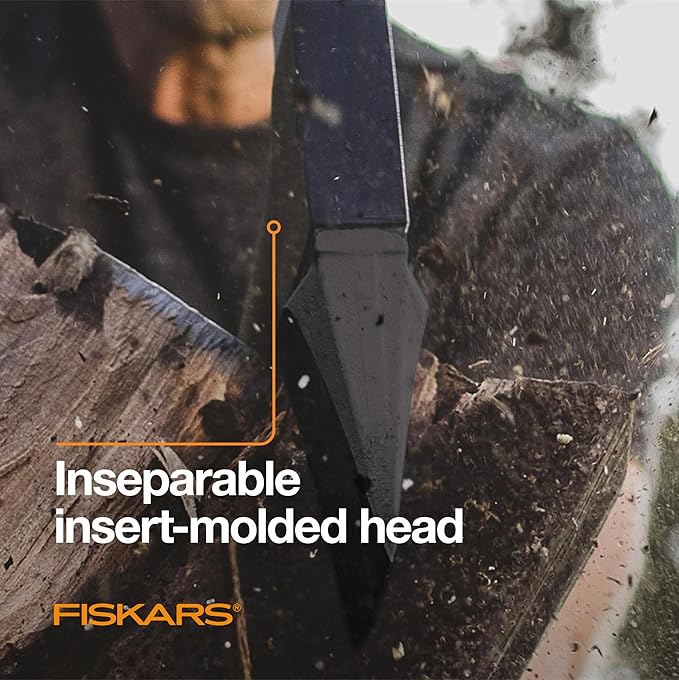 Fiskars X15 Splitting Axe, Tree Branch Cutter and Wood Splitter (23.5-Inch Axe) with