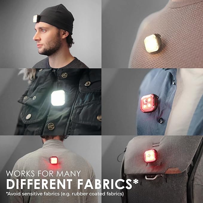 MEOLIGHT 500 Lumen Light for Running, Dogs, Walking - Wearable Flashlight Chest LED Safety Light