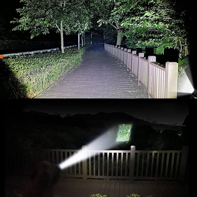 DARKBEAM LED Flashlights Rechargeable USB 2000 High Lumens, Small and Bright Pocket Flashlight
