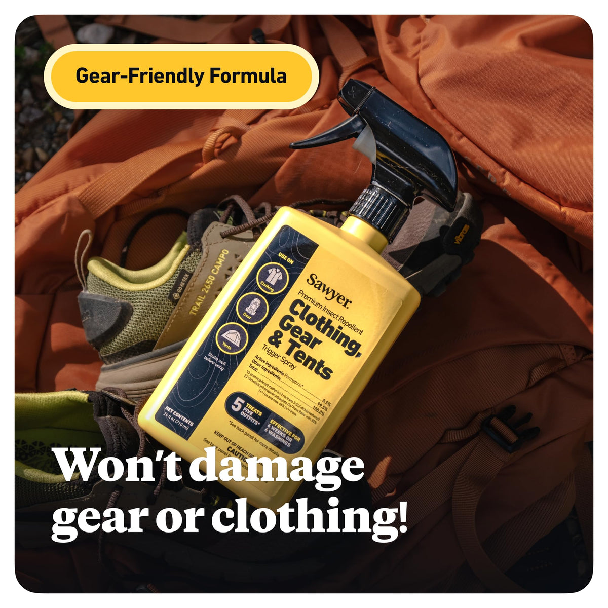 Sawyer Products SP657 Premium Permethrin Insect Repellent for Clothing, Gear & Tents, Trigger
