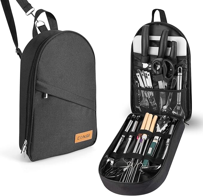 Camping Cookware Storage Bag - Camping Cooking Utensils Set Bag Camping Tool Portable Storage Bag