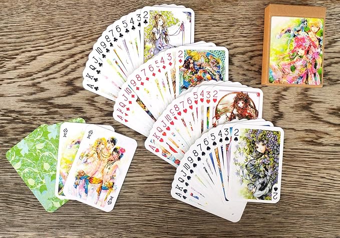 Anime Playing Cards # Poker Deck 54 Cards All Different # Nao Tsukiji Manga Artist Anime Yaoi