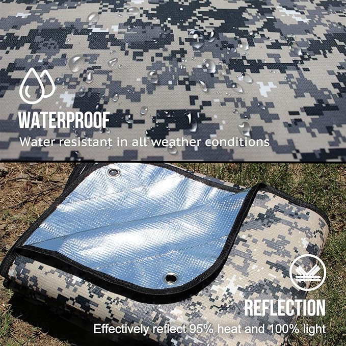 LYN Heavy Duty Emergency Blanket Survival Gear Waterproof Insulated Blanket Emergency Tarp for