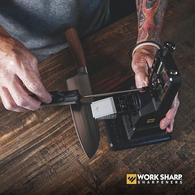 Work Sharp Precision Adjust Knife Sharpener Kit, Sharpens All Pocket and Kitchen Knives with ease &