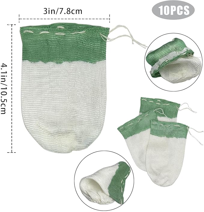 10pcs Propane Lantern Mantles String Tie Lantern Mantles for Outdoor Camping Lantern Natural Fueled