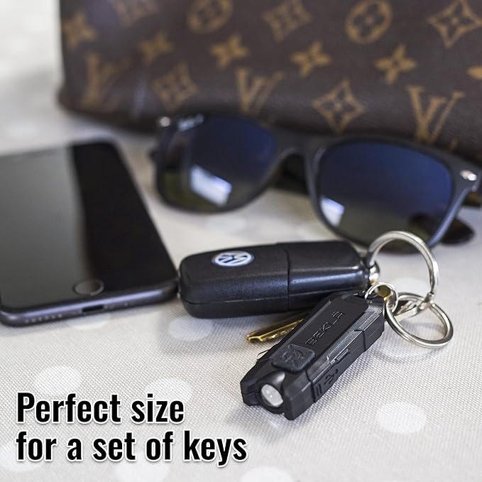 Rechargeable Keychain Flashlight, 120 Lumen Mini Flashlight, EDC Keychain Light, Flashlight