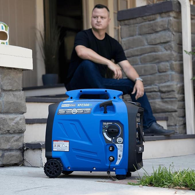 DuroMax XP2300iH 2,300-Watt Dual Fuel Portable Digital Inverter Generator - Gas & Propane, RV &