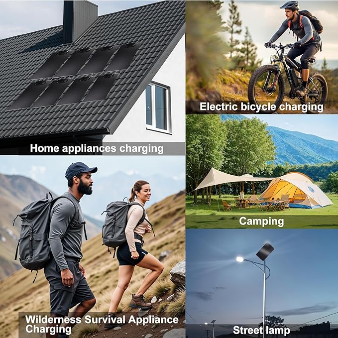 100W Semi-Flexible Solar Panel Kit 12V Monocrystalline Ultra-Flexible Bendable Mono Off-Grid