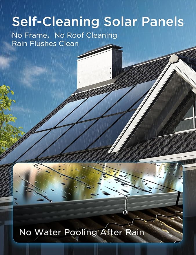 STAR 100W Solar Panels, 12/24V Monocrystalline Solar Panel, High-Efficiency Full-Screen Design