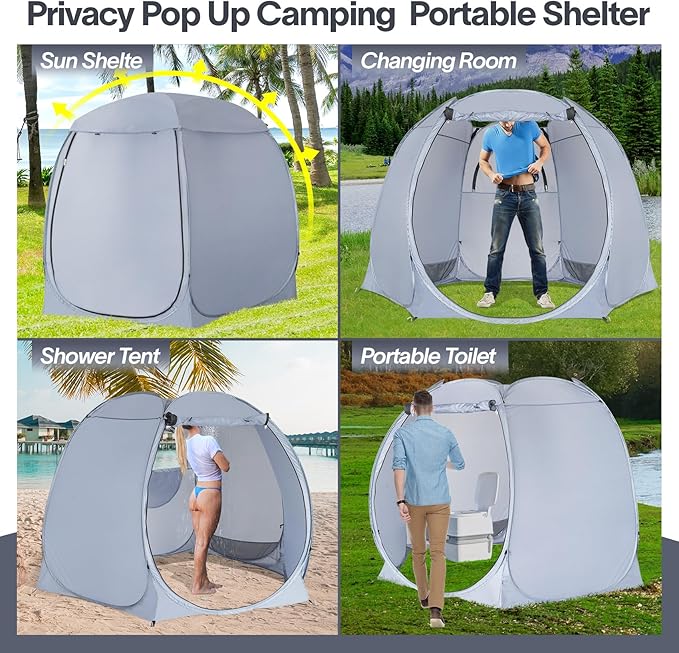 Alvantor Pop Up Screen Tent House Room Instant Outdoor Camping Canopy Sun Shelter Gazebo for Patio