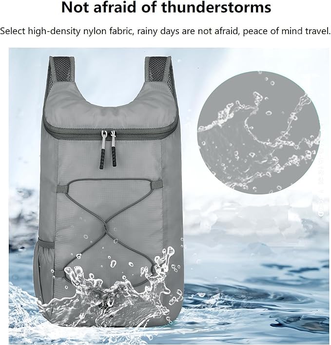 16L Lightweight Foldable Hiking-Backpack Small Packable-Daypack For Travel,Ultralight