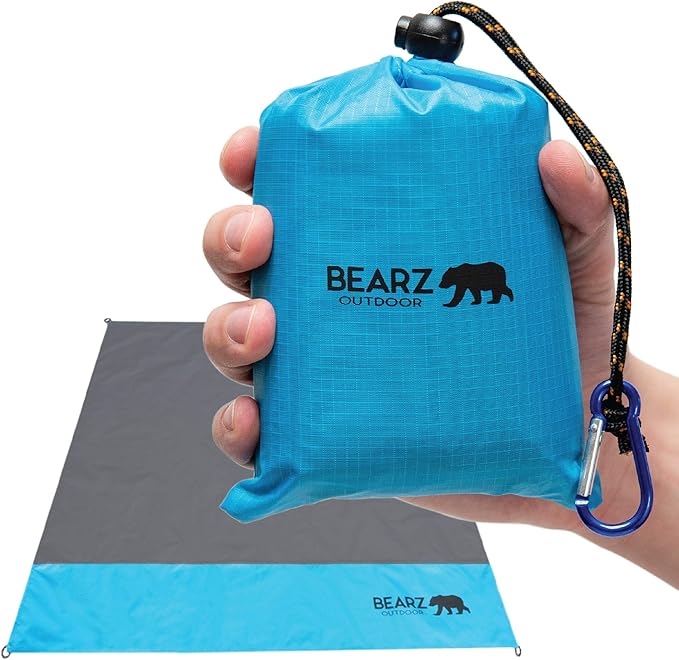 Pocket Blanket - Beach Blanket Waterproof Sandproof, Picnic Blankets Waterproof Foldable