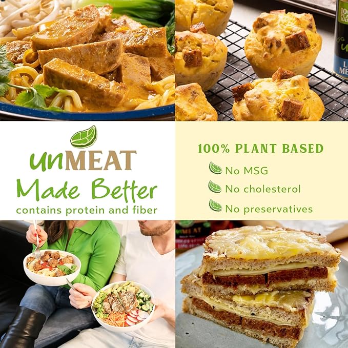 unMEAT Plant Based Meat | Easy to Prepare Plant Based Protein | Vegan Meat with Less Calories