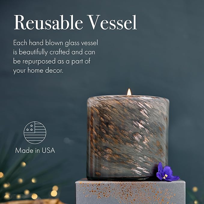 LAFCO New York 2025 Holiday Signature Candle, Winter Violet - 15.5 oz - 90-Hour Burn Time