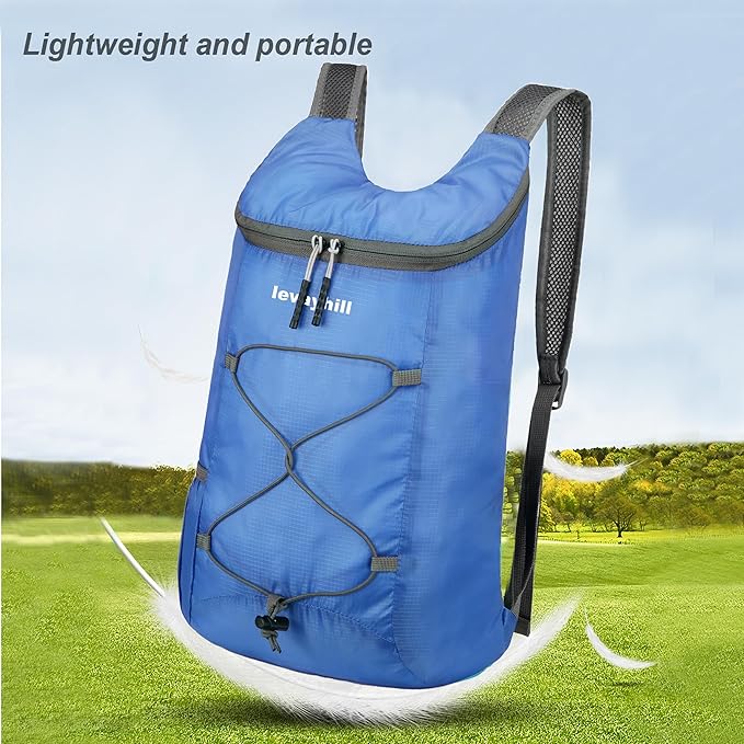16L Lightweight Foldable Hiking-Backpack Small Packable-Daypack For Travel,Ultralight
