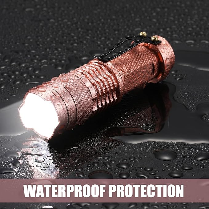 Fumete 20 Pieces LED Flashlight Mini 3 Mode Tactical Torch Small Water Resistant Pocket Flash Light
