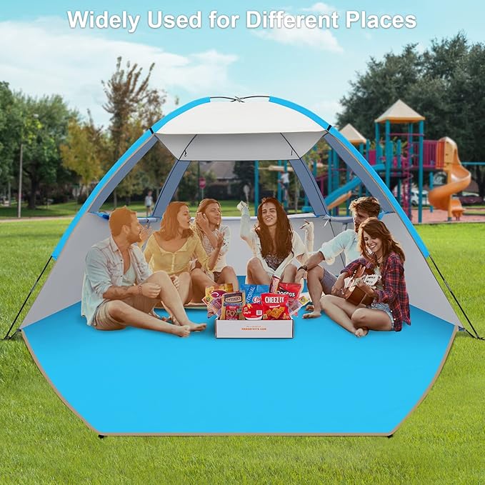 Gorich Beach Tent Sun Shelter for 3/4-5/6-7/8-10 Person with UPF 50ï¼?UV Protection, Lightweight &