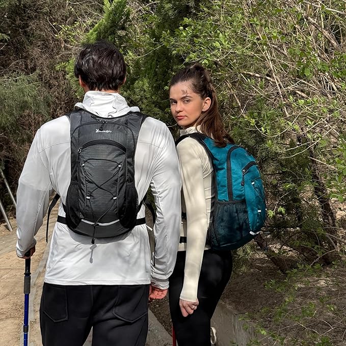 15L Small Hiking Backpack Lightweight Hydration Backpack for Men Women, Warterproof Hiking Daypack