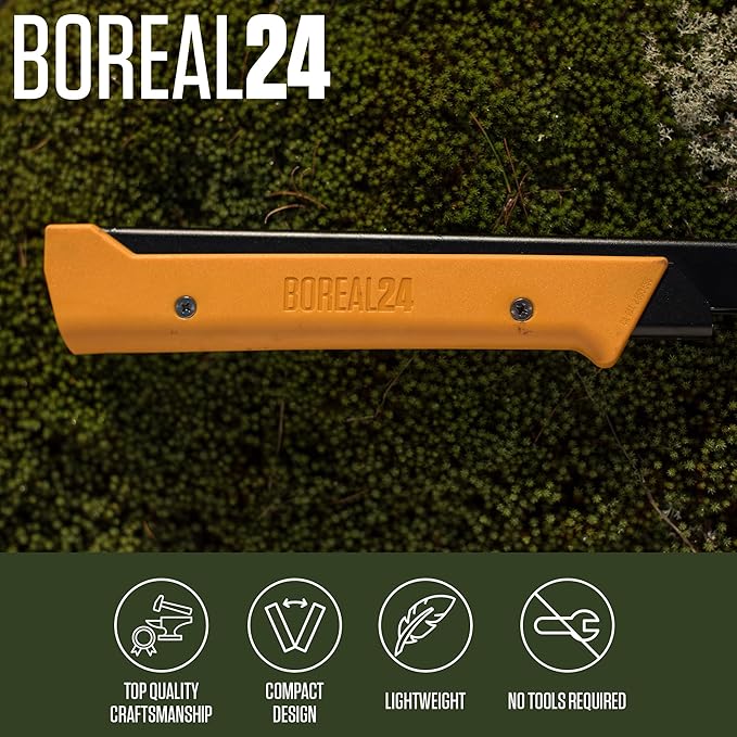 AGAWA - BOREAL24 Tripper Kit - Includes 24" Folding Saw, Nylon Carrying Case, 24" All-Purpose & 24"