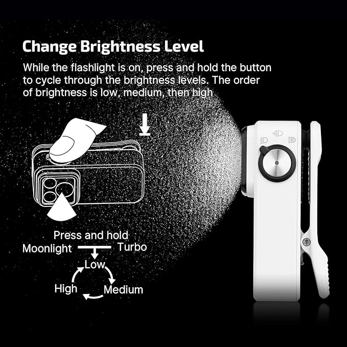 OLIGHT Oclip Pro EDC Flashlight Clip-on Light, Rechargeable 500 Lumens with Three Lighting