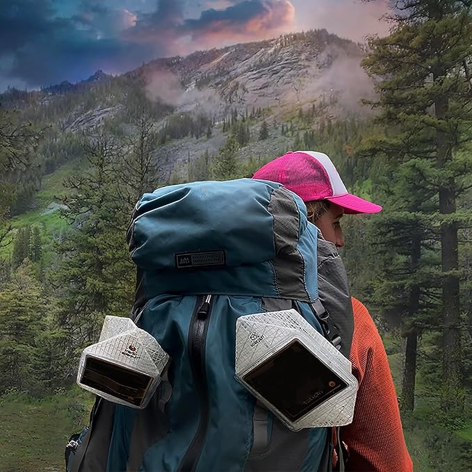 SOLIGHT-DESIGN - SOLARPUFF, Rechargeable Solar Lantern with Light Sensor - Collapsible LED Camping