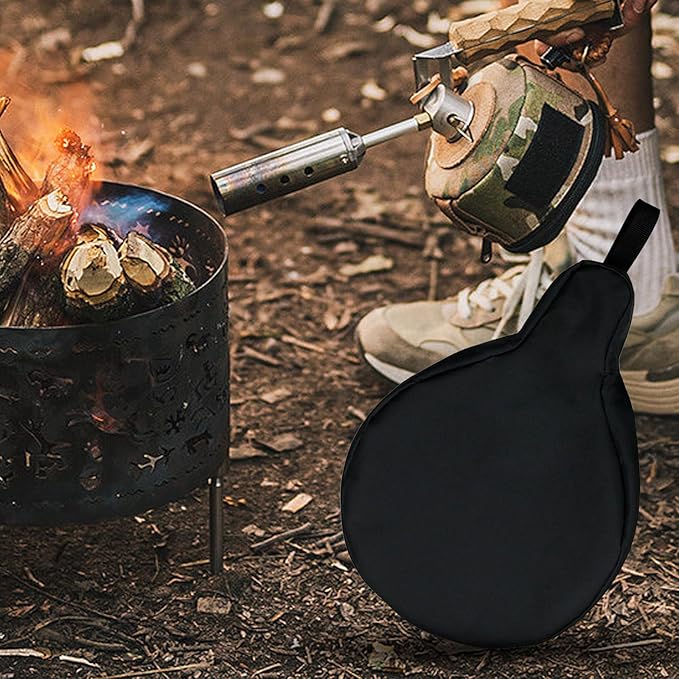 2pcs Lightweight Cast Iron Skillet Bags for 8/10/12in Pans – Waterproof with Hanging Loop, Camping