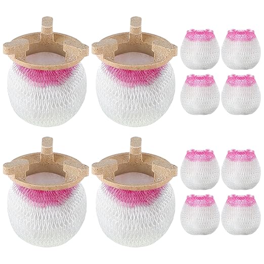 12 Pcs Gas Lamp Mantles with 179B Porcelain Attachment Ring, Soft Inverted Mantle, Lantern Mantles