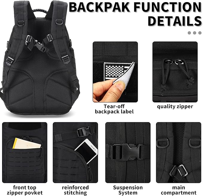 30L Hiking Backpack Lightweight Outdoor Daypack Camping Backpack Outdoor Travel Daypack Day Pack