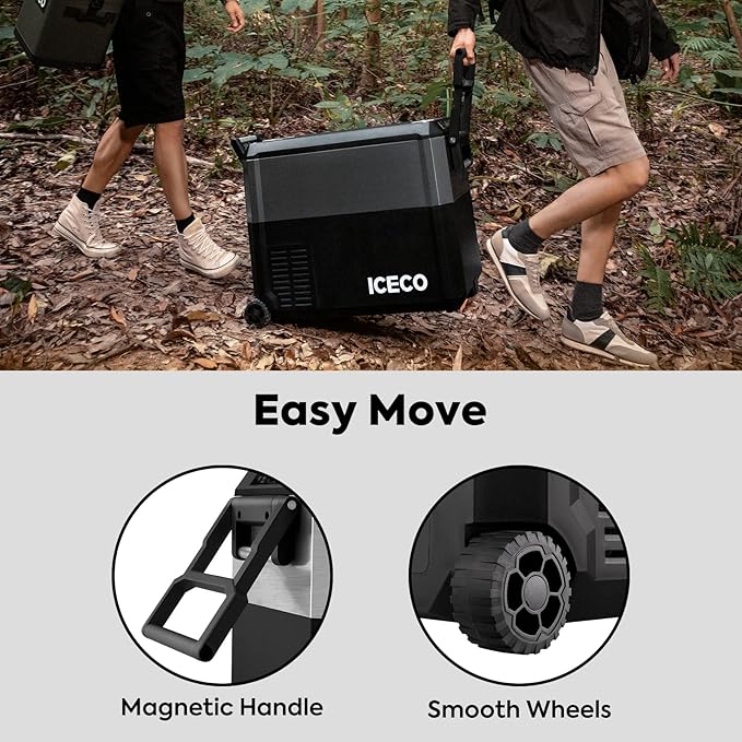 ICECO JP40 Pro 12 Volt Car Refrigerator, Portable Fridge Freezer for Camping, Car Fridge Powered by