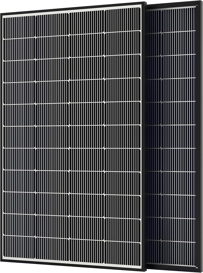 Bifacial 400 Watt Solar Panel, N-Type 16BB 2PCS 200Watt Bifacial Solar Panels, Monocrystalline 25%