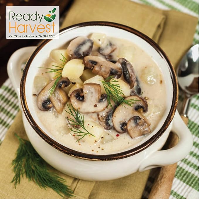 Ready Harvest Freeze-Dried Mushroom for Emergency Food Supply | Camper Must-Haves Camping