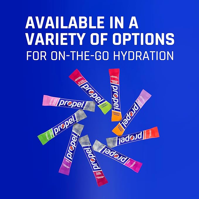 Propel Electrolyte Enhanced Water Drink Mix Powder Packets, Grape Variety Pack, Zero Calorie & Zero