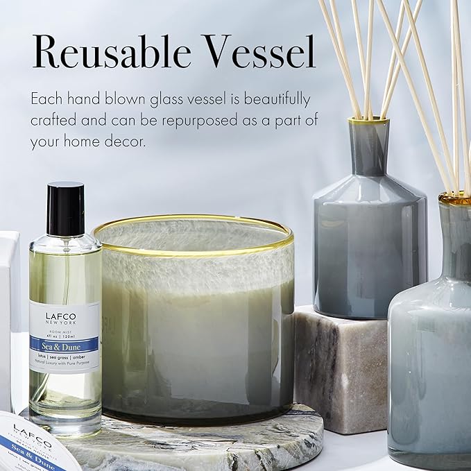 LAFCO Beach House 3-wick Candle, Sea & Dune