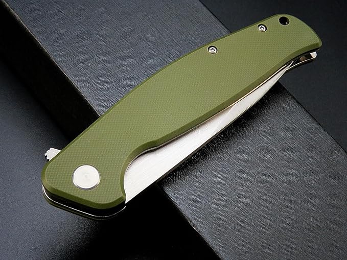 Eafengrow EF240 Folding Knife D2 Steel Blade G10 Handle EDC Tool Pocket Knives for Outdoor Working